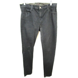 J Brand Coated Coated Forest Dark Green Waxed Denim Skinny Jeans Women Sz 31